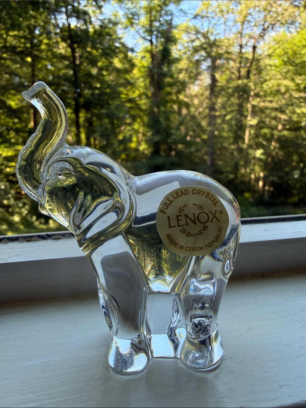 Lenox Crystal Elephant Figurine